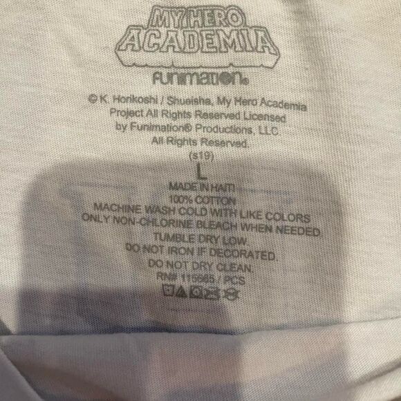 My Hero Academia Custom Micro Crop Top Crewneck SZ Small Nerd Cosplay Anime - Picture 4 of 6